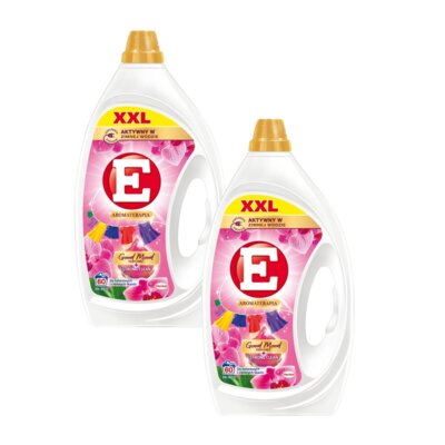 Żel do prania E Aromaterapia Orchidea 2 x 2700 ml do kolorowych tkanin