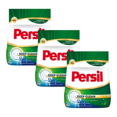 Proszek do prania PERSIL Deep Clean 3 x 1.1 kg do białych tkanin