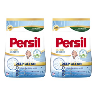 Proszek do prania PERSIL Deep Clean Expert Sensitive 2 x 1.485 kg do białych tkanin hipoalergiczny