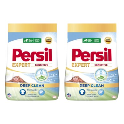 Proszek do prania PERSIL Deep Clean Expert Sensitive 2 x 1.485 kg do białych tkanin hipoalergiczny