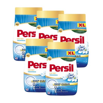 Proszek do prania PERSIL Deep Clean Expert Freshness by Silan 5 x 2.475 kg do białych tkanin