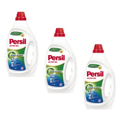 Żel do prania PERSIL Deep Clean Active Gel 3 x 1485 ml do białych tkanin