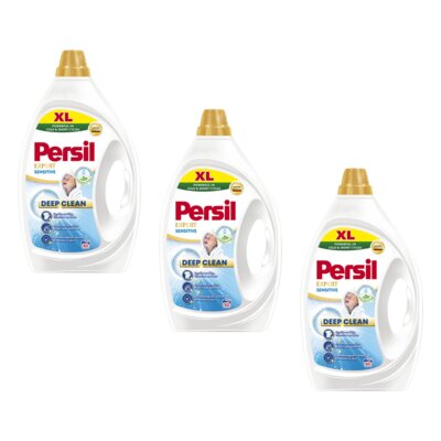 Żel do prania PERSIL Deep Clean Expert Sensitive 3 x 2250 ml do białych tkanin