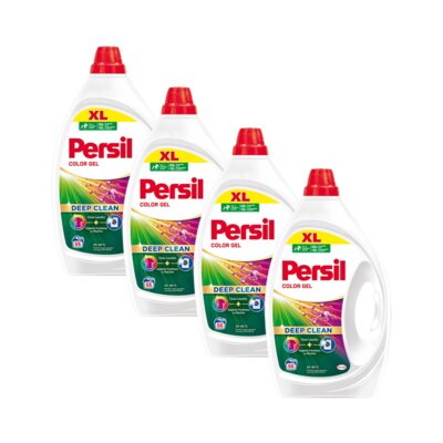 Żel do prania PERSIL Deep Clean Color 4 x 2475 ml do kolorowych tkanin