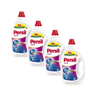Żel do prania PERSIL Deep Clean Color 4 x 2475 ml do kolorowych tkanin