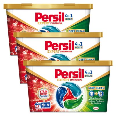Kapsułki do prania PERSIL Discs Expert 4 in 1 Stain 51 szt.