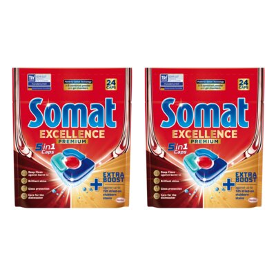 Tabletki do zmywarek SOMAT Excellence Premium 5w1 - 48 szt.