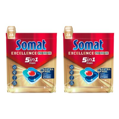 Tabletki do zmywarek SOMAT Excellence Premium 5w1 - 48 szt.
