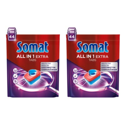 Tabletki do zmywarek SOMAT All in One Extra - 88 szt.