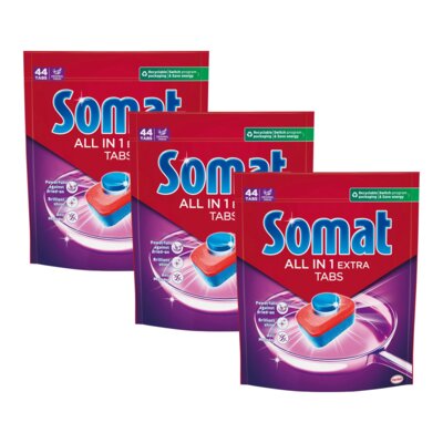 Tabletki do zmywarek SOMAT All in One Extra - 132 szt.