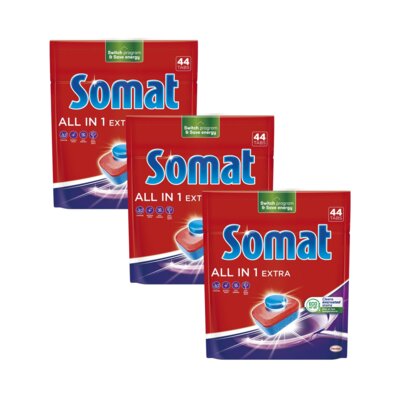 Tabletki do zmywarek SOMAT All in One Extra - 132 szt.