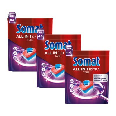 Tabletki do zmywarek SOMAT All in One Extra - 132 szt.