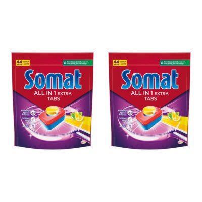 Tabletki do zmywarek SOMAT All in One Extra Lemon - 88 szt.