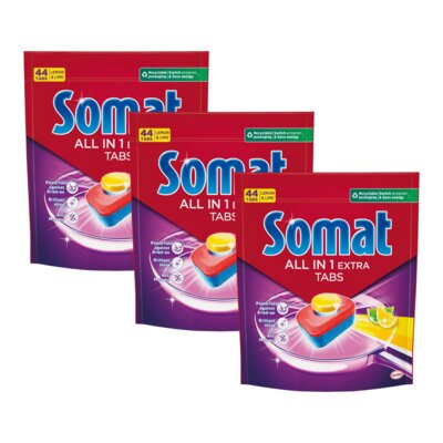 Tabletki do zmywarek SOMAT All in One Extra Lemon - 132 szt.
