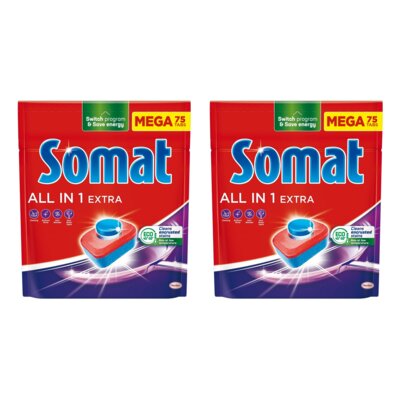 Tabletki do zmywarek SOMAT All in One Extra - 150 szt.