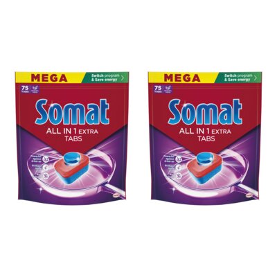 Tabletki do zmywarek SOMAT All in One Extra - 150 szt.