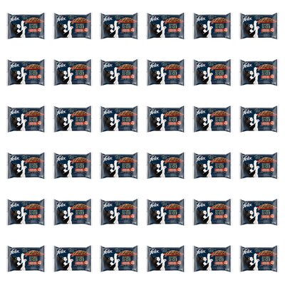 Karma dla kota FELIX Deliciously Sliced Wiejskie Smaki (144 x 80 g)