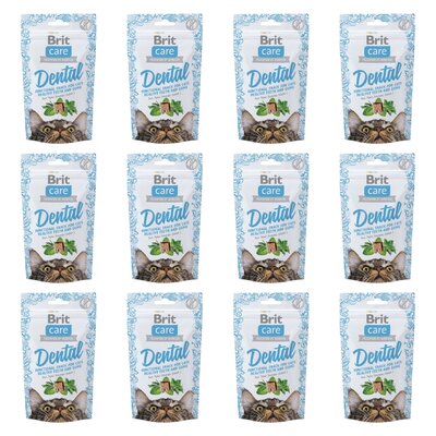 Przysmak dla kota BRIT CARE Snack Dental 12 x 50 g