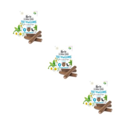 Przysmak dla psa BRIT Dental Stick Teeth&Gums Chamomile 3 x 251 g