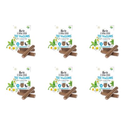 Przysmak dla psa BRIT Dental Stick Teeth&Gums Chamomile 6 x 251 g