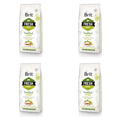 Karma dla psa BRIT Fresh Duck & Millet 4 x 2.5 kg