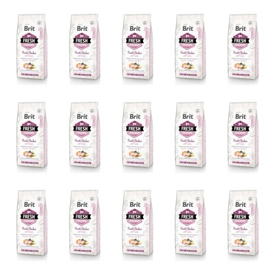 Karma dla psa BRIT Fresh Puppy Chicken & Potato 15 x 2.5 kg