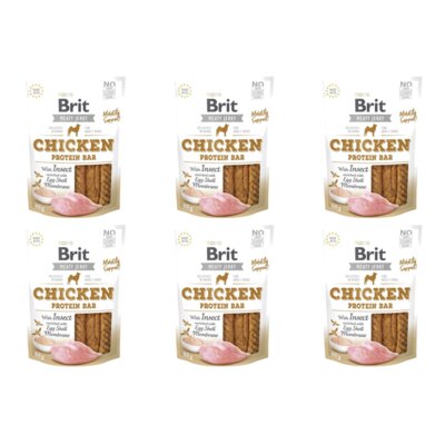 Przysmak dla psa BRIT Jerky Chicken with Insect Protein Bar 6 x 200 g