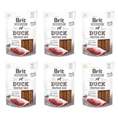 Przysmak dla psa BRIT Jerky Duck Protein Bar 6 x 80 g