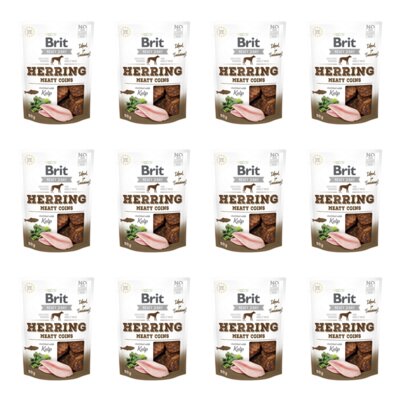 Przysmak dla psa BRIT Jerky Herring Meaty Coins 12 x 80 g