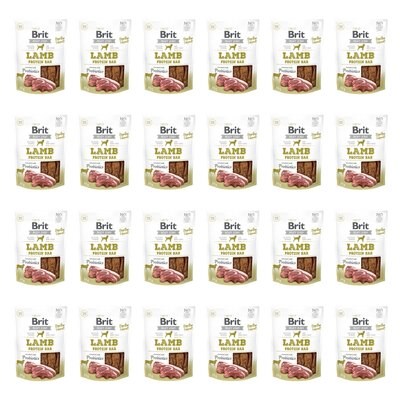 Przysmak dla psa BRIT Jerky Lamb Protein Bar 24 x 80 g