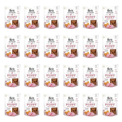 Przysmak dla psa BRIT Jerky Puppy Turkey Meaty Coins Indyk 24 x 80 g