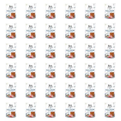 Przysmak dla psa BRIT BRIT Jerky Salmon Protein Bar Łosoś 36 x 80 g