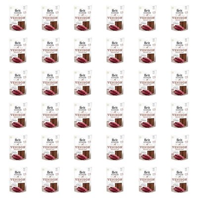 Przysmak dla psa BRIT BRIT Jerky Venison Protein Bar Dziczyzna 36 x 80 g