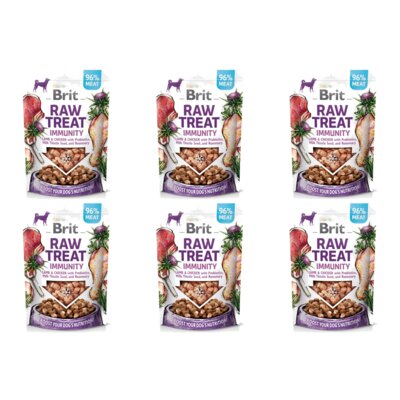 Przysmak dla psa BRIT RAW Immunity Lamb & Chiken 6 x 40 g