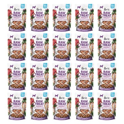 Przysmak dla psa BRIT RAW Immunity Lamb & Chiken 20 x 40 g