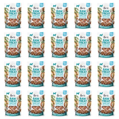 Przysmak dla psa BRIT RAW Skin & Coat Fish & Chiken 20 x 40 g