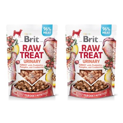 Przysmak dla psa BRIT RAW Urinary Turkey 2 x 40 g