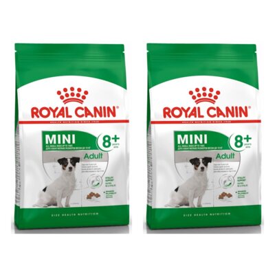 Karma dla psa ROYAL CANIN Mini Adult 8+ 2 x 8 kg