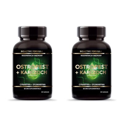 Suplement na trawienie INTENSON Ostropest + Karczoch (2 x 60 tabletek)