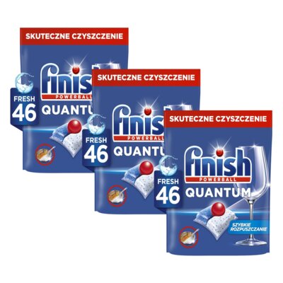 Kapsułki do zmywarki FINISH Powerball Quantum All in 1 Fresh - 138 szt.