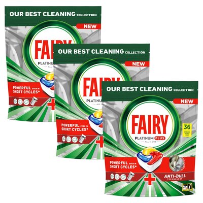 Kapsułki do zmywarki FAIRY Platinum Plus All in One Lemon - 108 szt.