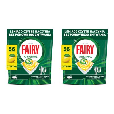 Kapsułki do zmywarki FAIRY Original All in One Lemon - 112 szt.