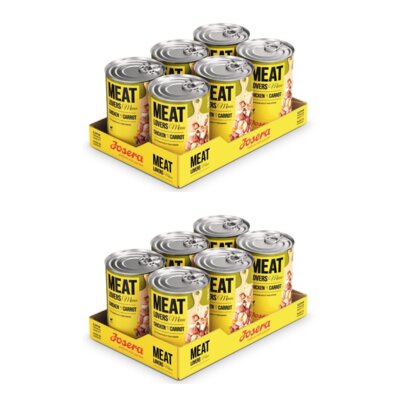 Karma dla psa JOSERA Meat Lovers Menu Kurczak z marchewką 12 x 400 g