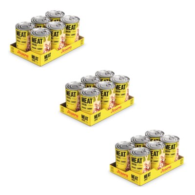 Karma dla psa JOSERA Meat Lovers Menu Kurczak z marchewką 18 x 400 g