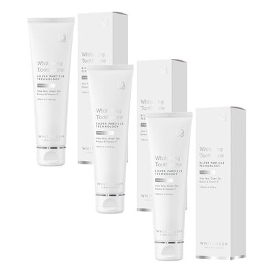 Pasta do zębów WHITEWASH Pro Range Silver Particle Whitening 125 ml 3 szt.
