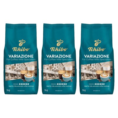 Kawa ziarnista TCHIBO Varazione 3 x 1 kg