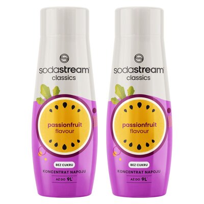 Syrop do saturatorów SODASTREAM Marakuja 2 x 440 ml