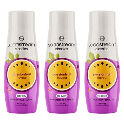 Syrop do saturatorów SODASTREAM Marakuja 3 x 440 ml