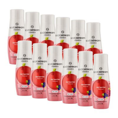 Syrop do saturatorów SODASTREAM Czerwone owoce leśne 12 x 440 ml bez cukru