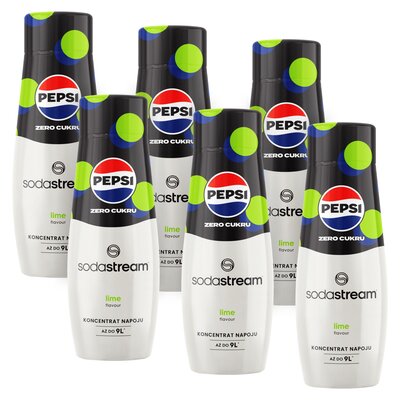 Syrop do saturatorów SODASTREAM Pepsi Max Limonka 6 x 440 ml